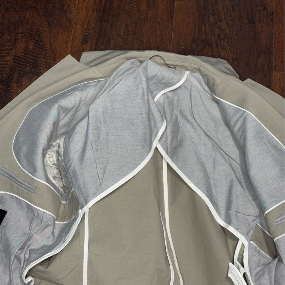 Zara Man Gray Blazer Sport Jacket Size 42 NWT - Picture 9 of 16